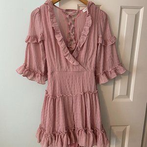 Light Pink Mini Dress